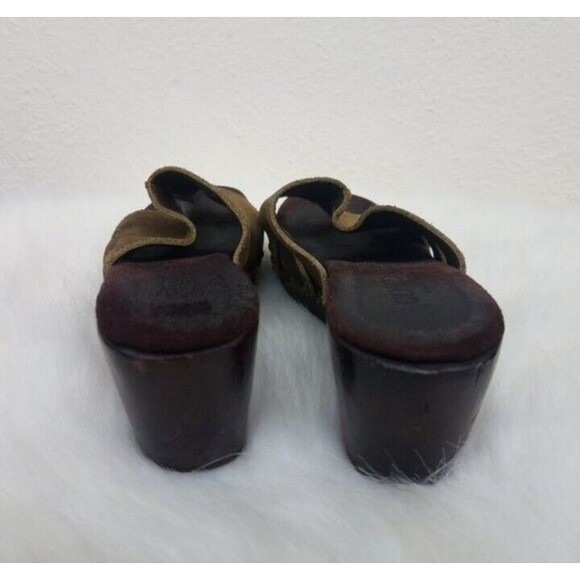 Cordani wedge heel suede slip on sandals womens size 6 - Picture 2 of 4